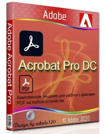 Иконка Adobe Acrobat Pro DC 2020 20.13.20074 (2020) РC by m0nkrus