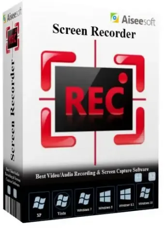 Иконка Aiseesoft Screen Recorder 2.1.8 (2018) PC RePack & Portableby by elchupakabra