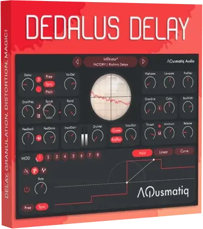 Иконка AQusmatiq Audio - Dedalus Delay 1.0.0 VST 3, AAX (x64) RePack by MOCHA [En]