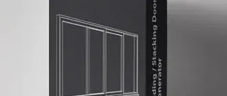 Иконка ArchvizTools - Sliding & Stacking Door Generator 2.0 [En]