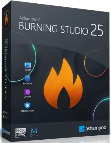 Иконка Ashampoo Burning Studio 25.0.2.1 RePack (& Portable) by elchupacabra [Multi Ru]