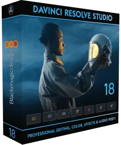 Иконка Blackmagic Design DaVinci Resolve Studio 18.0B Build 7 (Public Beta) [Multi Ru]