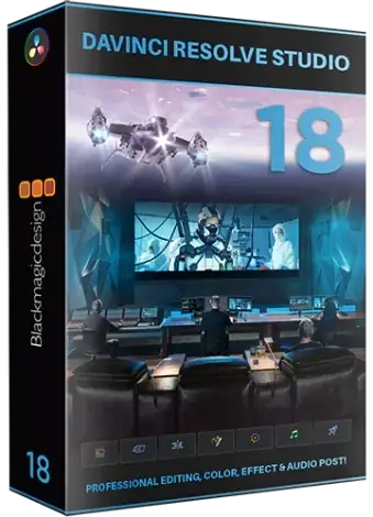 Иконка Blackmagic Design DaVinci Resolve Studio 18.1.3 Build 8 [Multi Ru]