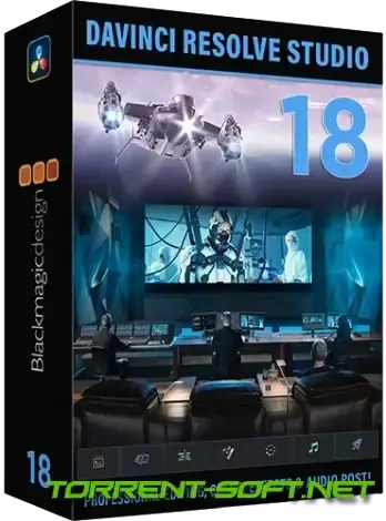 Иконка Blackmagic Design DaVinci Resolve Studio 18.6.1 Build 8 (x64) Portable by 7997 [Multi Ru]