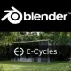Иконка Blender E-Cycles 2021.1 2.93.0 LTS Portable [Multi Ru]