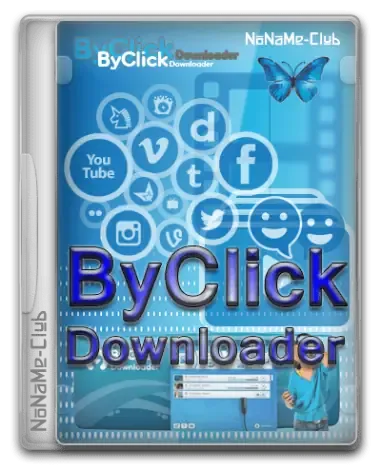 Иконка ByClick Downloader Premium 2.3.38 RePack (& Portable) by Dodakaedr [Multi Ru]