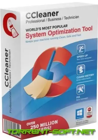 Иконка CCleaner 6.15.10623 Technician Edition (x64) + CCEnhancer Portable by FC Portables [Multi Ru]