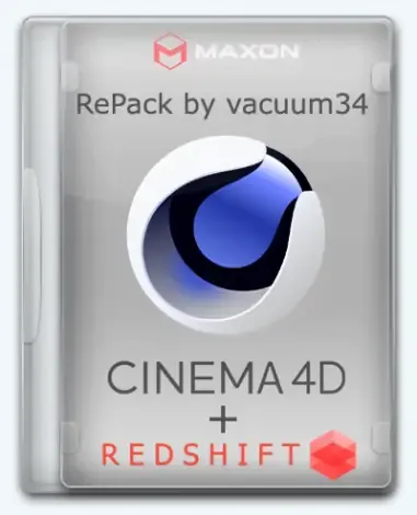 Иконка Cinema 4D 2024.2 + Redshift 3.5.24 RePack by vacuum34 v1.1 [En]