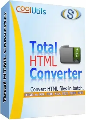 Иконка CoolUtils Total HTML Converter 5.1.0.131 RePack (2017) Русский Английский