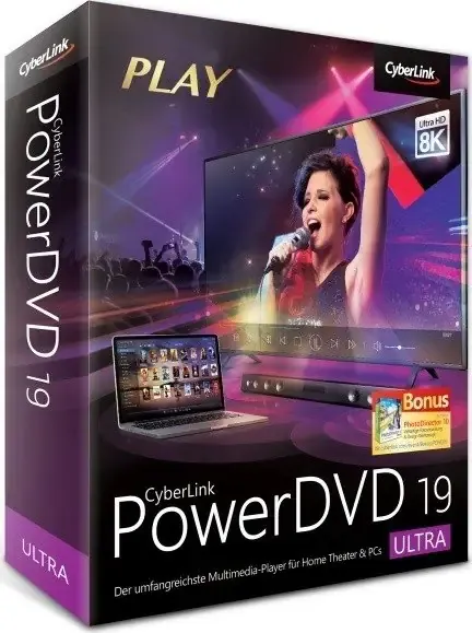 Иконка CyberLink PowerDVD Ultra 19.0.1912.62 (2019) РС RePack by qazwsxe