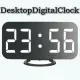 Иконка DesktopDigitalClock 3.11 Portable [Multi Ru]