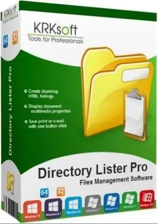 Иконка Directory Lister 2.35 (2019) РС RePack & Portable by elchupacabra