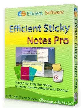 Иконка Efficient Sticky Notes Pro 5.50 Build 542 (2018) РС + Portable