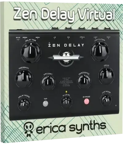 Иконка Erica Synths - Zen Delay Virtual 1.0.0 Standalone, VST, VST 3 (x64) RePack by R2R [En]