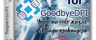 Иконка GoodbyeDPI.0.1.6. Launcher-4.4 [Ru]