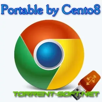 Иконка Google Chrome 119.0.6045.124 (2023) PC Portable by Cento8