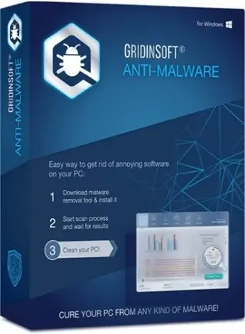 Иконка GridinSoft Anti-Malware 4.0.13.233 (2018) PC RePack & Portable by 9649