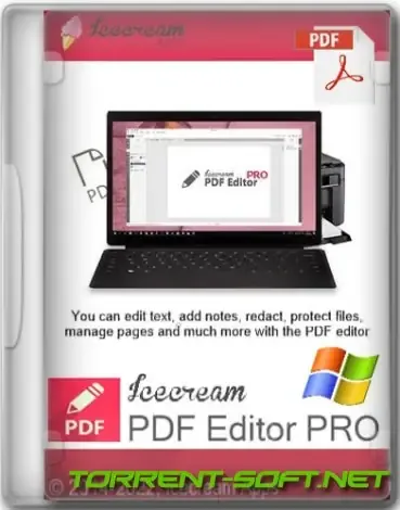 Иконка Icecream PDF Editor PRO 3.12 RePack (& Portable) by elchupacabra [Multi Ru]