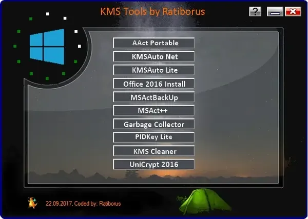 Иконка KMS Tools Portable 01.04.2018 by Ratiborus (2018) Русский