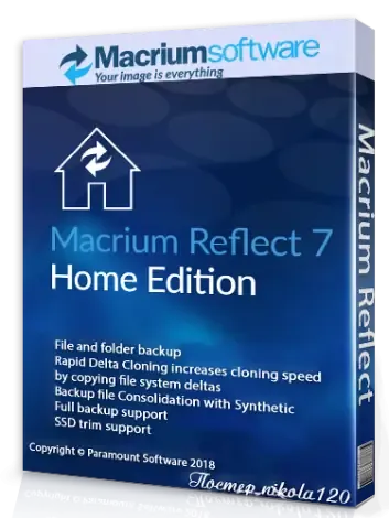 Иконка Macrium Reflect v7.1.3317 Home Edition x86 x64 [2018, ENG + RUS]