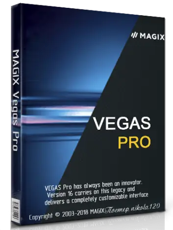 Иконка MAGIX Vegas Pro 16.0 Build 248 (2018) РС RePack by KpoJIuK