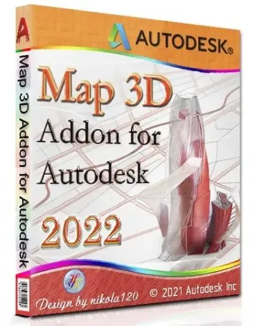 Иконка Map 3D Addon for Autodesk AutoCAD 2022 (2021) РС by m0nkrus