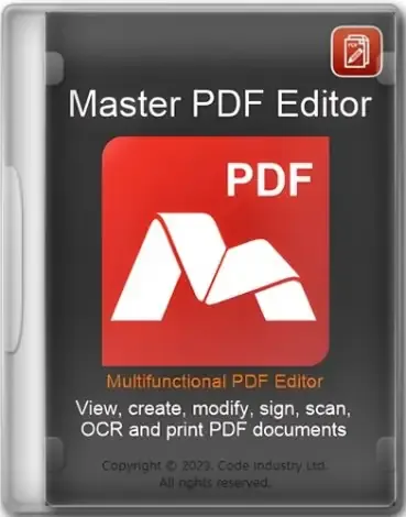 Иконка Master PDF Editor 5.9.85 RePack (& Portable) by elchupacabra [Multi Ru]