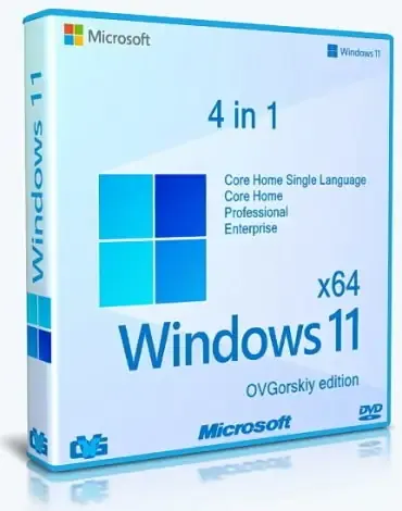 Иконка Microsoft® Windows® 11 x64 Ru 21H2 4in1 Upd 11.2021 by OVGorskiy