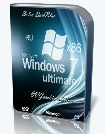 Иконка Microsoft® Windows® 7 Ultimate Ru x86 SP1 7DB by OVGorskiy 02.2023 1DVD