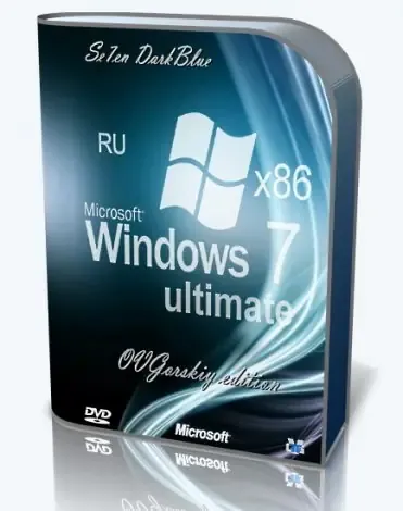 Иконка Microsoft® Windows® 7 Ultimate Ru x86 SP1 7DB by OVGorskiy® 11.2018