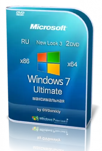 Иконка Microsoft Windows 7 Ultimate Ru x86-x64 SP1 NL3 by OVGorskiy® 01.2020 2 DVD (2020) Русский