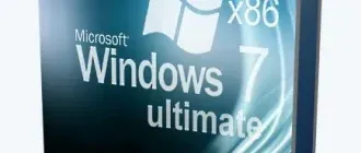 Иконка Microsoft Windows 7 Ultimate Ru x86 SP1 7DB by OVGorskiy (04.2018) Русский