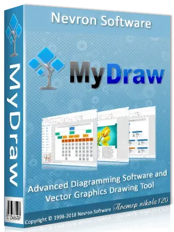 Иконка MyDraw 2.3.1 RePack (& Portable) by TryRooM 33 x86 x64 [2018, ENG + RUS]