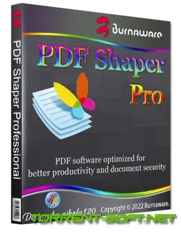 Иконка PDF Shaper Professional 13.7 RePack (& Portable) by TryRooM [Multi Ru]