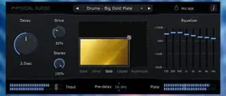 Иконка Physical Audio - Dynamic Plate Reverb 3.1.3 VST3, AAX (x64) [En]