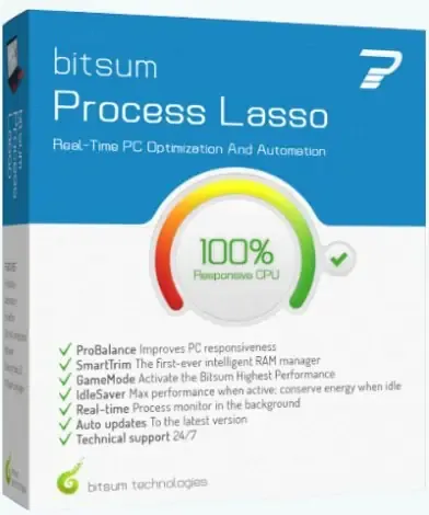 Иконка Process Lasso Pro 9.0.0.568 (2019) PC RePack & Portable by TryRooM