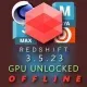 Иконка Redshift 3.5.23 [Unlocked GPU, Offline] for Cinema 4D, Maya, Houdini, 3DS Max [En]