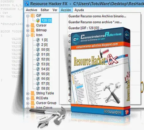 Иконка Resource Hacker 5.1.4.333 Final Portable by alexalsp [Ru]