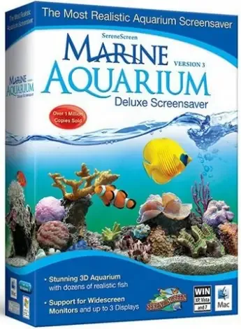 Иконка SereneScreen Marine Aquarium 3.3.6369 (2020) PC RePack & Portable by elchupacabra