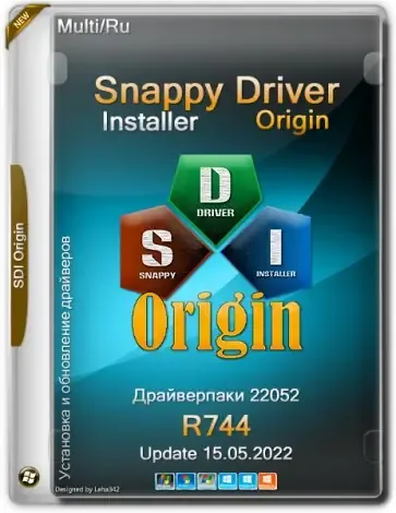 Иконка Snappy Driver Installer Origin R744 Драйверпаки 22.05.2 [Multi Ru]