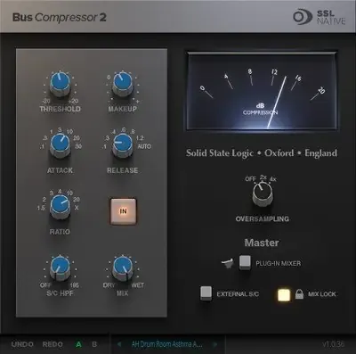 Иконка Solid State Logic - Native Bus Compressor 2 1.0.36 VST, VST3, AAX (x64) RePack by RET [En]