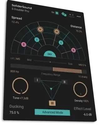 Иконка SoliderSound - S Doubler Pro 1.0.0 VST, VST 3, AAX (x86 x64) RePack by BUBBiX [En]