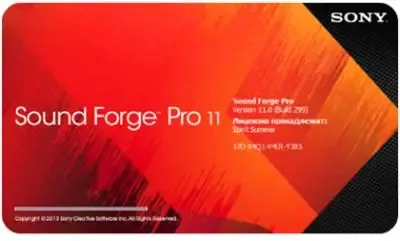 Иконка SONY Sound Forge Pro 11.0 Build 299 (2016) Portable
