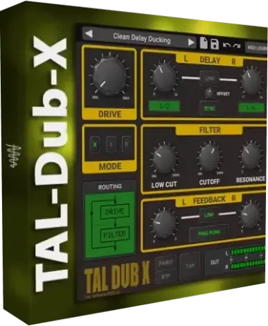 Иконка Togu Audio Line - TAL-Dub-X 2.0.4 VST, VST 3, AAX, CLAP (x64) [En]
