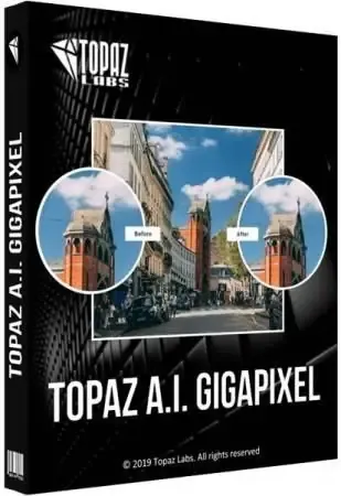 Иконка Topaz Gigapixel AI 5.4.2 (2021) PC RePack & Portable by TryRooM
