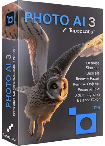 Иконка Topaz Photo AI 3.0.1 (x64) RePack (& Portable) by TryRooM [En]