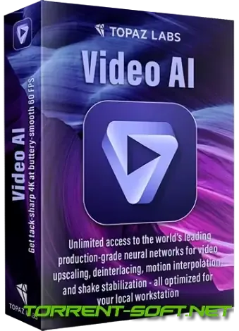 Иконка Topaz Video AI 3.5.2 RePack (& Portable) by TryRooM [En]