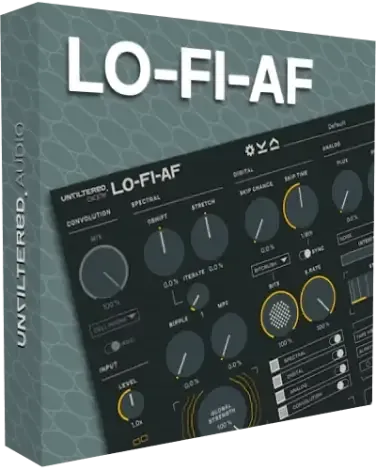 Иконка Unfiltered Audio LO-FI-AF 1.1.1 VST, VST 3, AAX (x64) RePack by TeamCubeadooby [En]