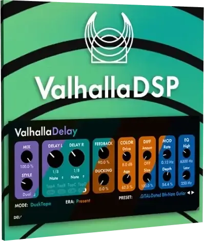 Иконка Valhalla DSP - Valhalla Delay 3.0.0 VST, VST 3, AAX (x64) [En]