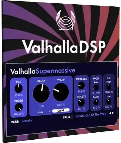 Иконка Valhalla DSP - Valhalla Supermassive 2.5.0 VST, VST3, AAX (x64) [En]